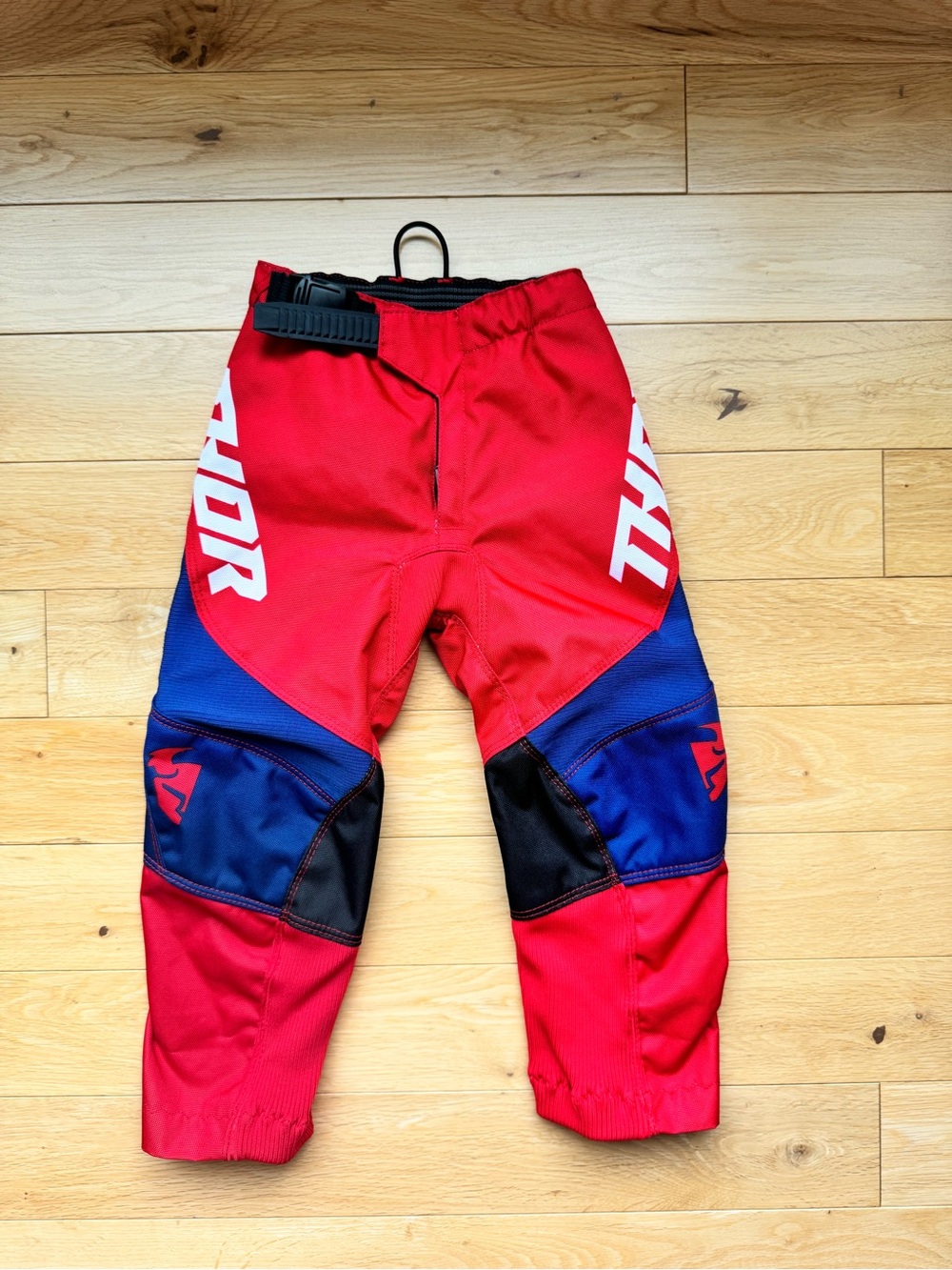 thor Red and Blue Kids Motocross Pants